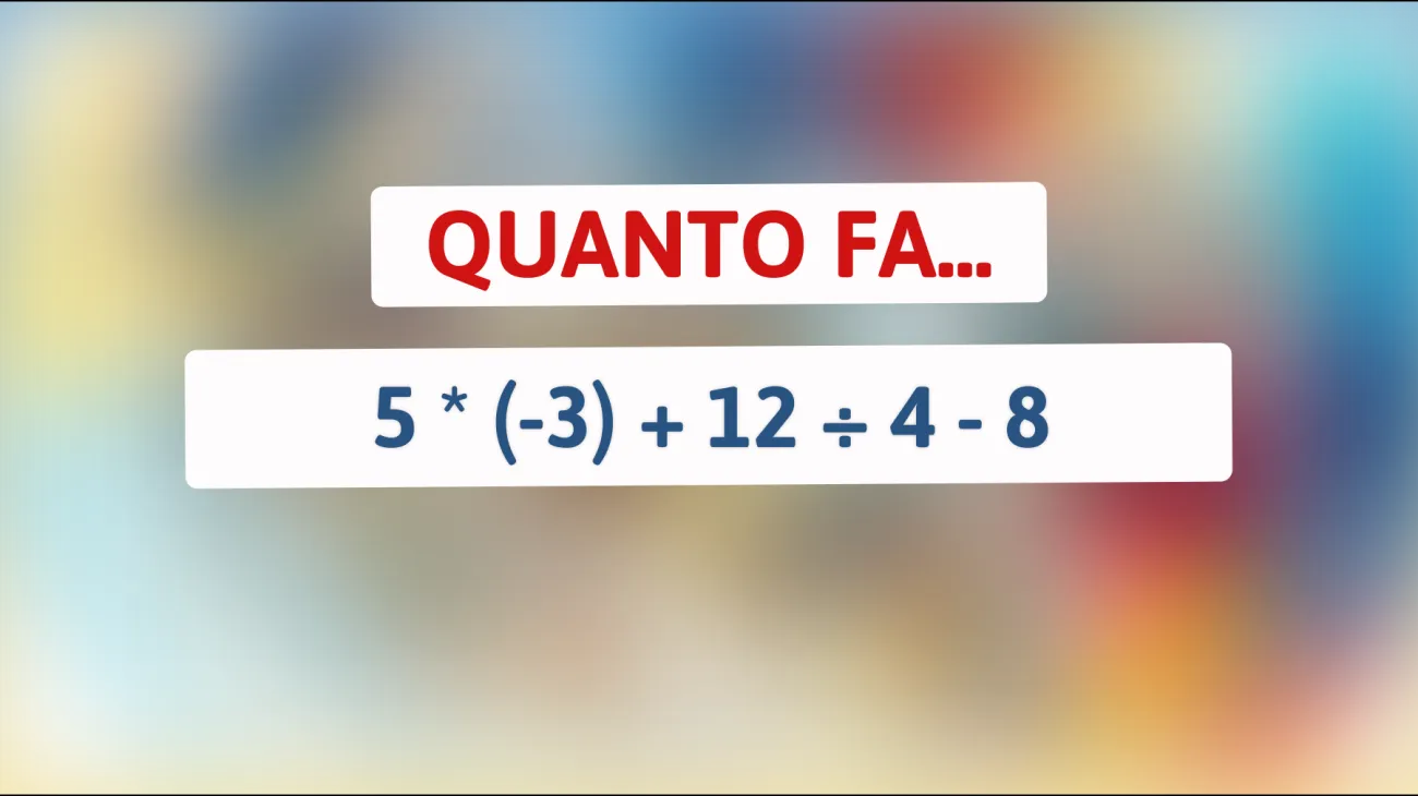 Solo i veri geni possono risolvere questa semplice equazione in meno di 10 secondi! Sfida aperta!"