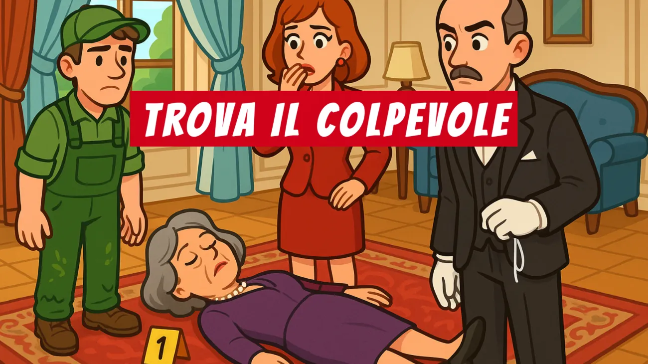 Solo i veri geni riescono a risolvere l’enigma della villa: chi è l’assassino? Sfida la tua intelligenza!"
