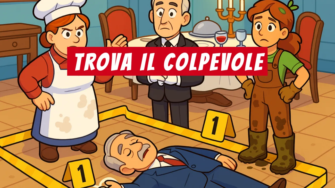 Solo i veri geni riescono a risolvere questo mistero: riesci a trovare il colpevole nascosto nella villa dei segreti? Sfida la tua mente!"