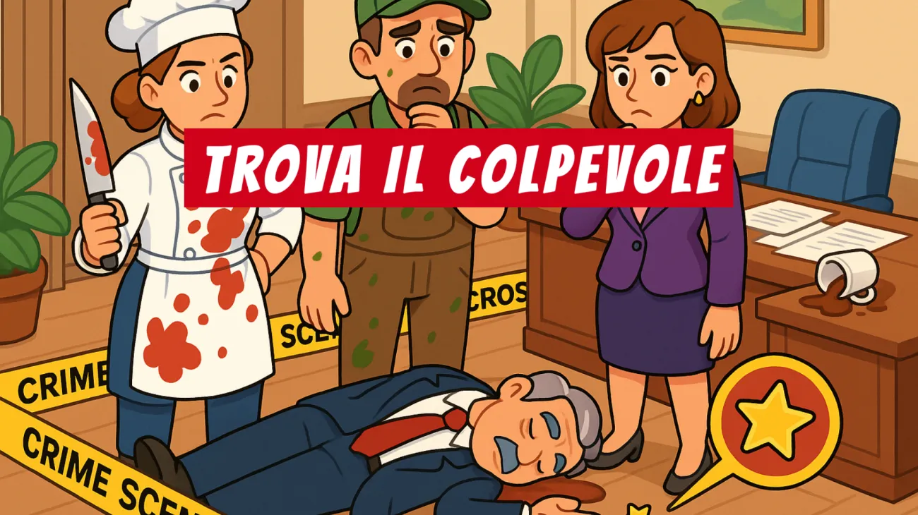 Solo i veri geni riescono a scoprire l’assassino in questo misterioso enigma: accetti la sfida?"