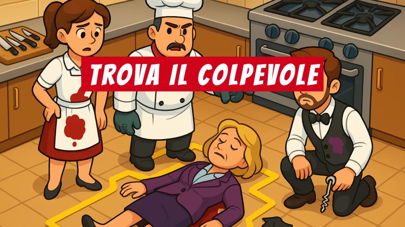Solo i veri geni scoprono l'assassino della cucina stellata: riesci a risolvere il mistero che ha fatto impazzire il web?"