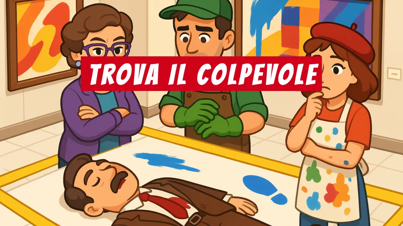 Solo il 2% Risolve Questo Indovinello: Sai Svelare Chi Ha Ucciso il Gallerista nella Galleria d’Arte? Sfida la tua mente!"