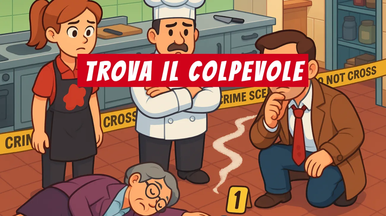 Solo il 2% Riusce a Capire Chi è l’Assassino del Ristorante: Riesci a Risolvere questo Enigma da Genio?"