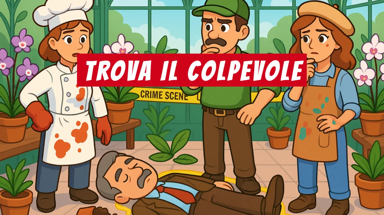 Solo il 2% delle persone riesce a risolvere questo enigma: riesci a trovare il vero colpevole nella Serra Vittoriana? Sfida la tua mente!"
