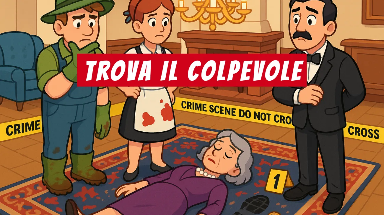 Solo il 2% riesce a risolvere questo enigma della villa: scopri se sei davvero un genio e trova il colpevole!"