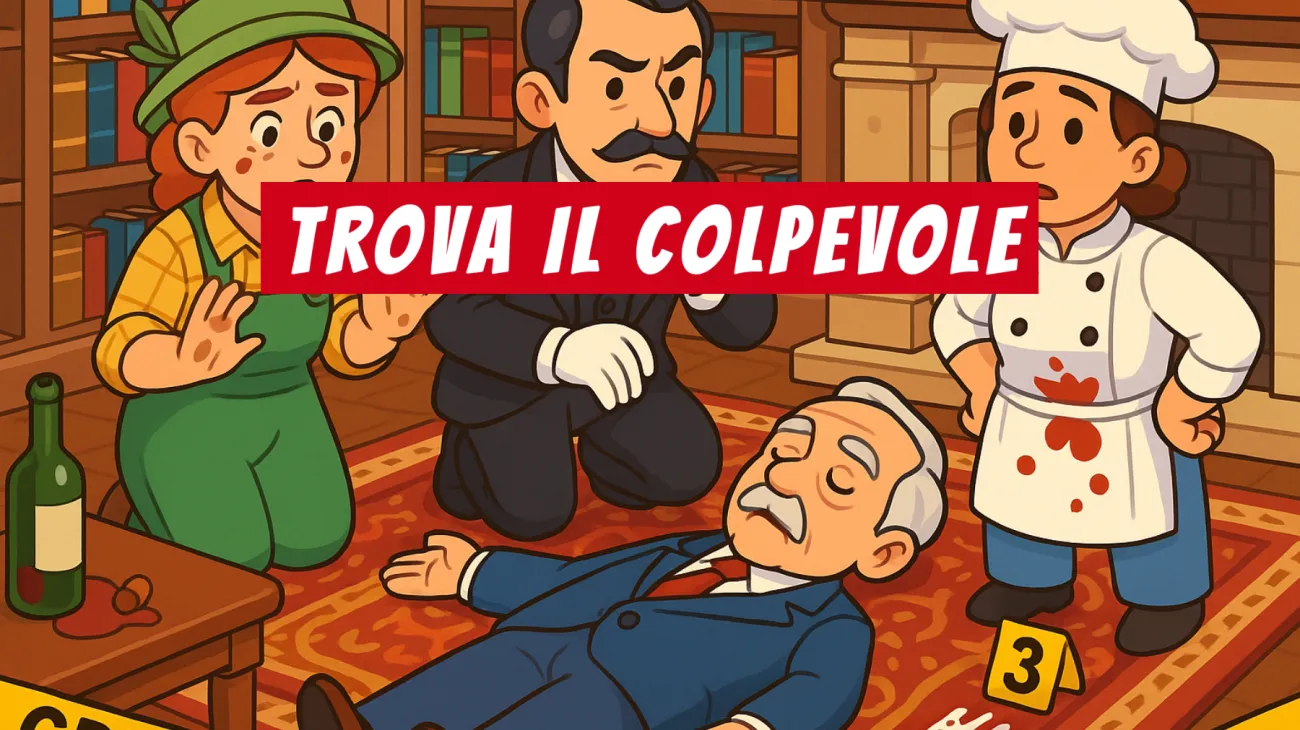 Solo le menti più brillanti riescono a svelare l’enigma della villa: riesci a trovare il colpevole migliore dei detective professionisti?"