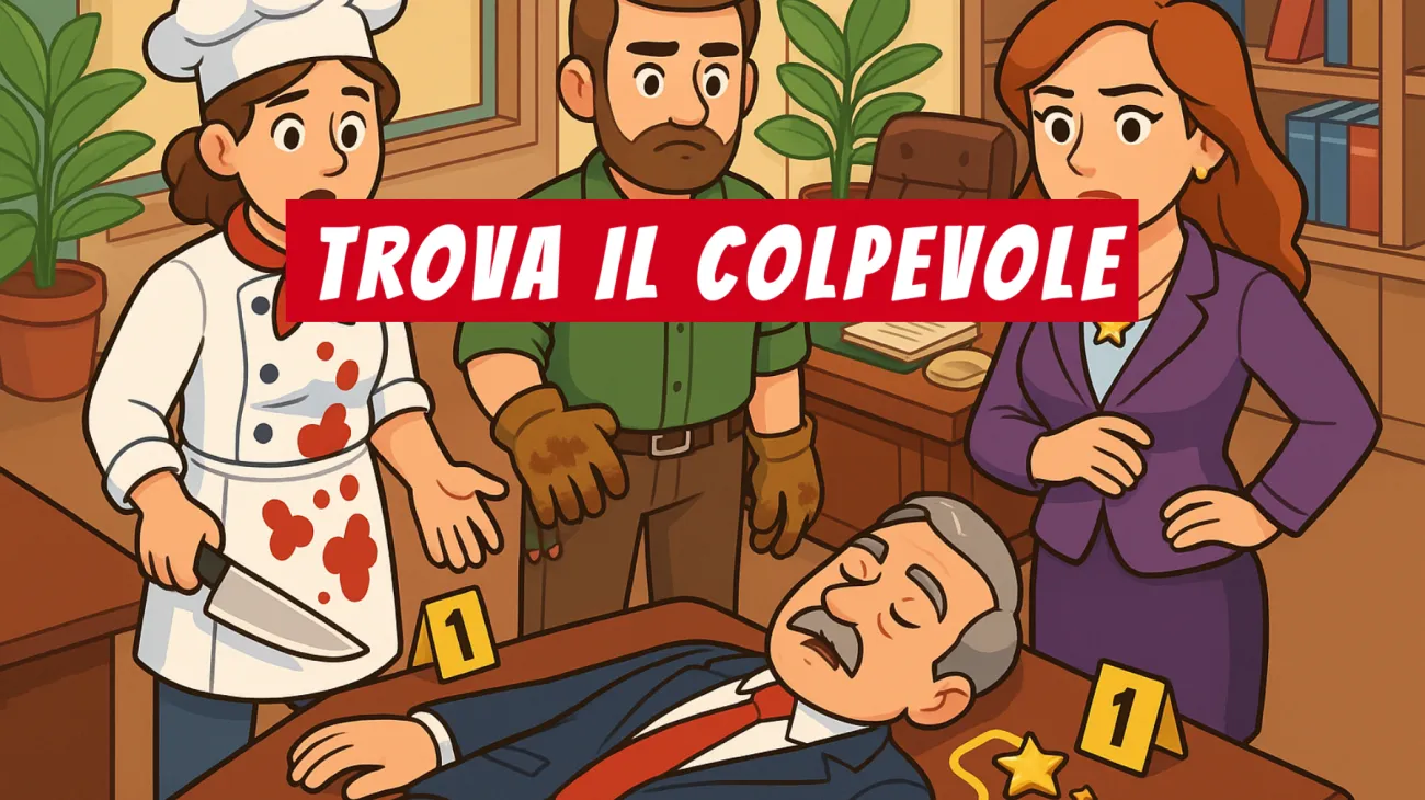 Solo le menti più brillanti scoprono il vero colpevole di questo misterioso omicidio: ci riesci in 30 secondi?"