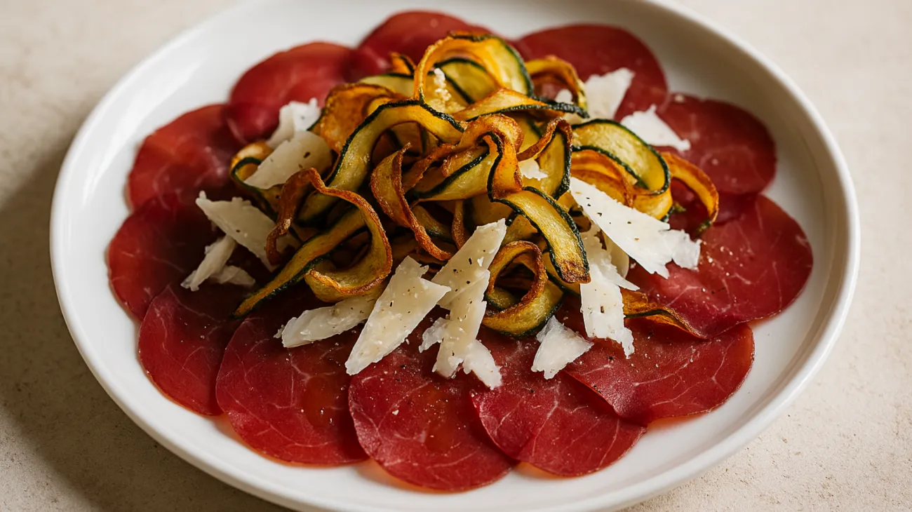 bresaola pugliese cacioricotta zucchine croccanti"