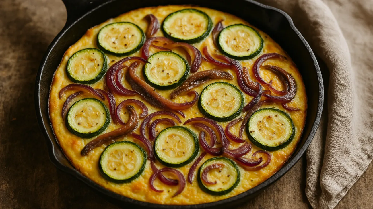 frittata alici zucchine"