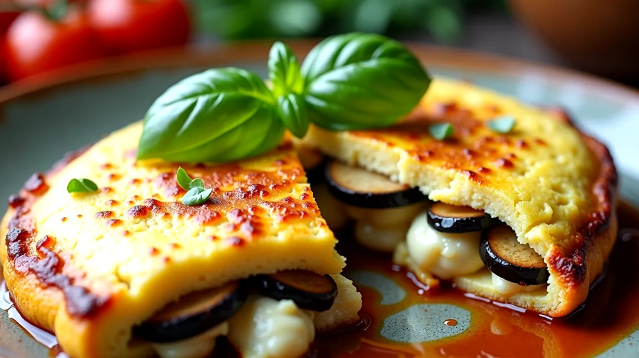 frittatina ripiena melanzane basilico"