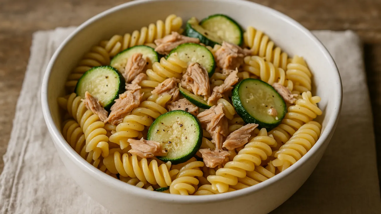 fusilli zucchine tonno"