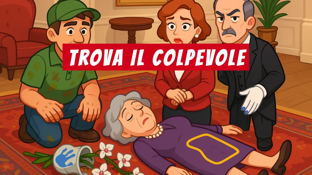 Solo chi ha un vero genio risolverà il mistero della Villa delle Orchidee: riesci a scoprire chi è il colpevole? Sfida te stesso!"