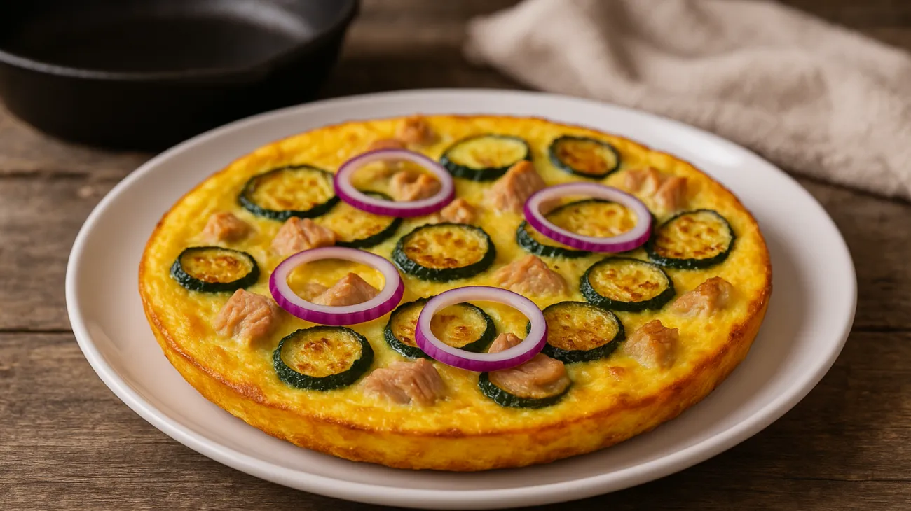 frittata al tonno zucchine croccanti tradizione ligure"